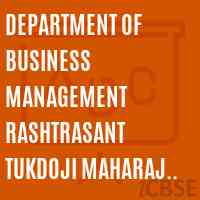 Department of Business Management Rashtrasant Tukdoji Maharaj Nagpur University, Nagpur Logo