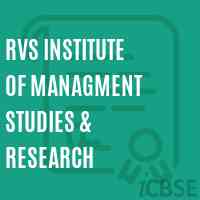 Rvs Institute of Managment Studies & Research Logo