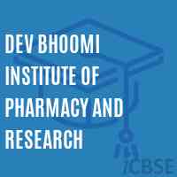 Dev Bhoomi Institute of Pharmacy and Research Logo