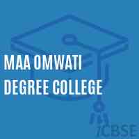 Maa Omwati Degree College Logo