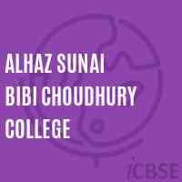 Alhaz Sunai Bibi Choudhury College Logo