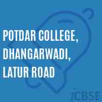 Potdar College, Dhangarwadi, Latur Road Logo