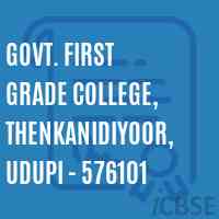Govt. First Grade College, Thenkanidiyoor, Udupi - 576101 Logo