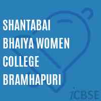 Shantabai Bhaiya Women College Bramhapuri Logo