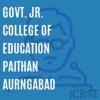 Govt. Jr. College of Education Paithan Aurngabad Logo