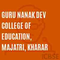 Guru Nanak Dev College of Education, Majatri, Kharar Logo