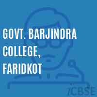 Govt. Barjindra College, Faridkot Logo