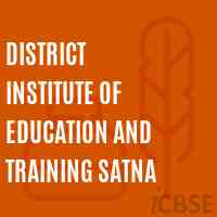 District Institute of Education and Training Satna Logo