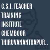 C.S.I. Teacher Training Institute Chemboor Thiruvananthapuram Logo