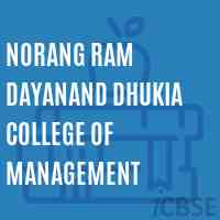 Norang Ram Dayanand Dhukia College of Management Logo