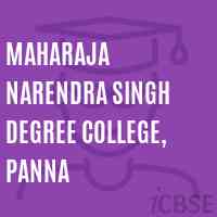 Maharaja Narendra Singh Degree College, Panna Logo
