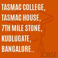 TASMAC College, TASMAC House, 7th Mile Stone, Kudlugate, Bangalore -68(9-10/10-11) Logo