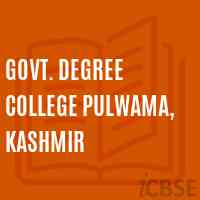 Govt. Degree College Pulwama, Kashmir Logo