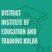 District Institute of Education and Training Kolar Logo
