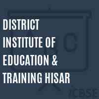 District Institute of Education & Training Hisar Logo