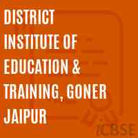 District Institute of Education & Training, Goner Jaipur Logo