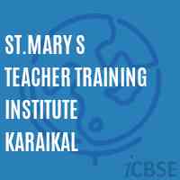 St.Mary S Teacher Training Institute Karaikal Logo