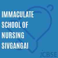 Immaculate School of Nursing Sivgangai Logo