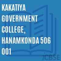 Kakatiya Government College, Hanamkonda 506 001 Logo