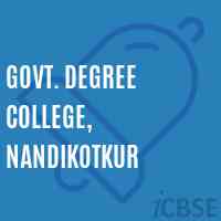 Govt. Degree College, Nandikotkur Logo