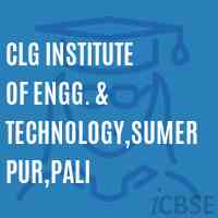 CLG Institute of Engg. & Technology,Sumerpur,Pali Logo