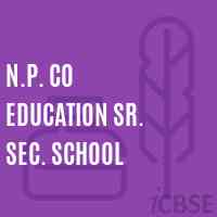 N.P. Co Education Sr. Sec. School Logo