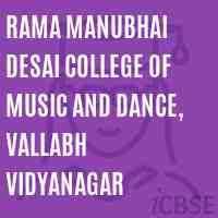 Rama Manubhai Desai College of Music and Dance, Vallabh Vidyanagar Logo
