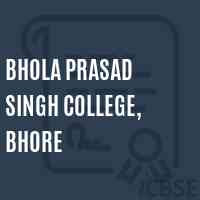 Bhola Prasad singh College, Bhore Logo