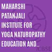 Maharshi Patanjali Institute for Yoga Naturopathy Education and Research Logo
