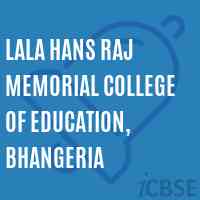 Lala Hans Raj Memorial College of Education, Bhangeria Logo
