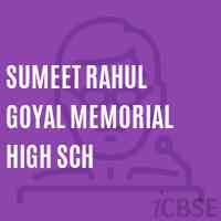Sumeet Rahul Goyal Memorial High Sch School Logo