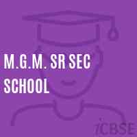 M.G.M. Sr Sec School Logo