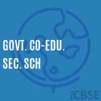 Govt. Co-Edu. Sec. Sch School Logo