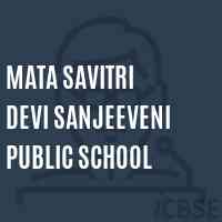 Mata Savitri Devi Sanjeeveni Public School Logo