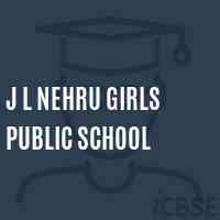 J L Nehru Girls Public School Logo