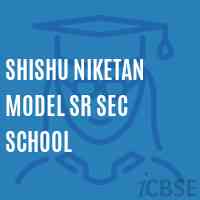 Shishu Niketan Model Sr Sec School Logo