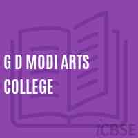 G D Modi Arts College Logo