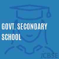 Govt. Secondary School Logo