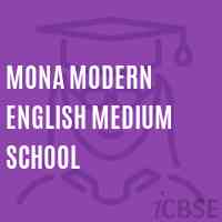 Mona Modern English Medium School Logo