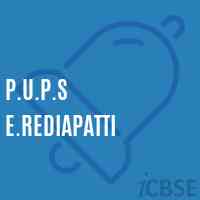 P.U.P.S E.Rediapatti Primary School Logo