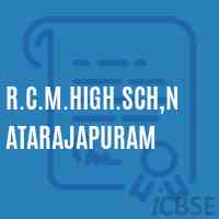 R.C.M.High.Sch,Natarajapuram Secondary School Logo