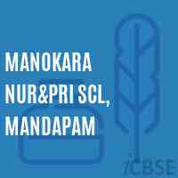 Manokara Nur&pri Scl, Mandapam Primary School Logo