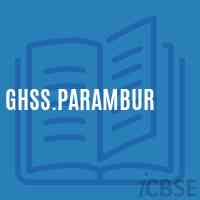 Ghss.Parambur High School Logo