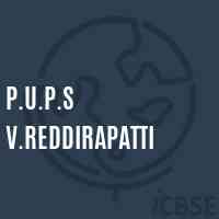 P.U.P.S V.Reddirapatti Primary School Logo