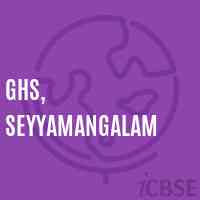 Ghs, Seyyamangalam Secondary School Logo
