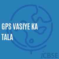 Gps Vasiye Ka Tala Primary School Logo