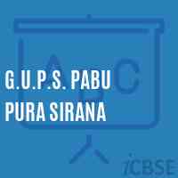 G.U.P.S. Pabu Pura Sirana Middle School Logo
