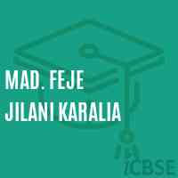 Mad. Feje Jilani Karalia Primary School Logo