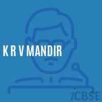 K R V Mandir Middle School Logo