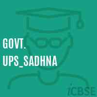 Govt. Ups_Sadhna Middle School Logo